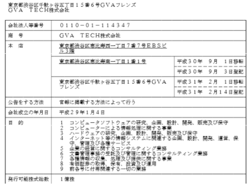 履歴事項全部証明書（商業登記簿謄本）の取り方や記載内容をまとめて